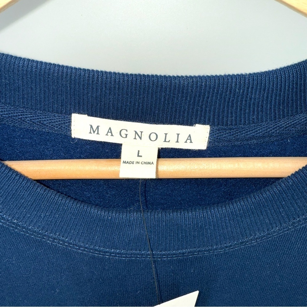 Magnolia Silos Navy Sierra Appliqué Sweatshirt - Picture 2 of 2